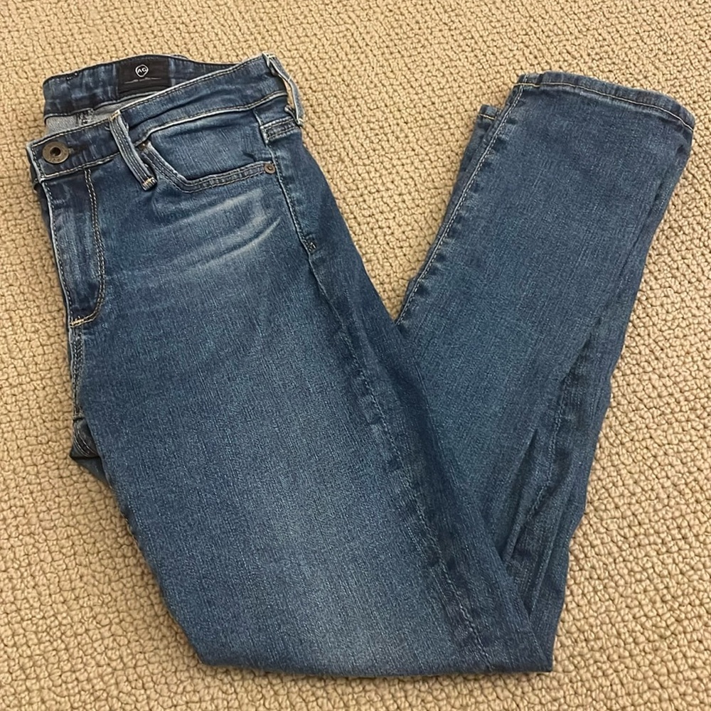 AG ADRIANO GOLDSCHMIED -  The Prima Crop - Mid Rise Cigarette Crop -  Sz 25R